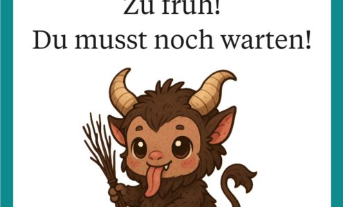 Zu früh!